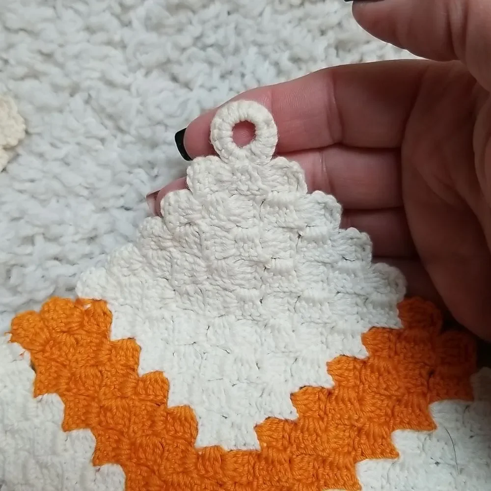 Set of 3 Vintage Crochet Pot Holders